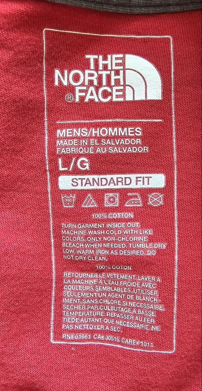 The North Face Red Short-Sleeve Logo Tee